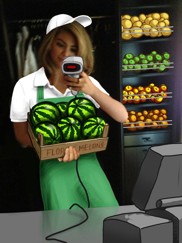 Artwork &lsquo;Kates Melons&rsquo; by Cliff Deun &ndash; Wall Dizzy