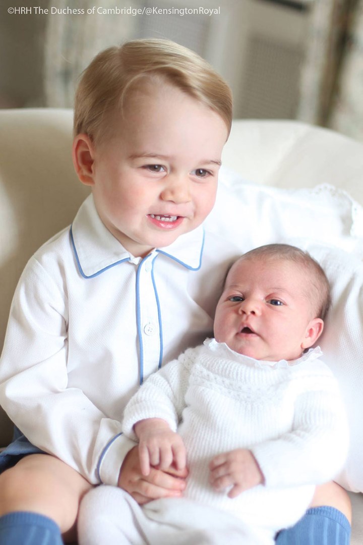 prince george and princess charlotte photos