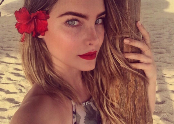 Belinda sin una gota de maquillaje