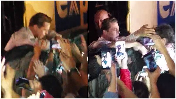 Brad Pitt rescata a una niña