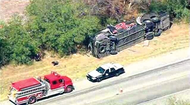 Balean camión El Recodo