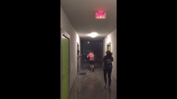 alcanzado por un rayo