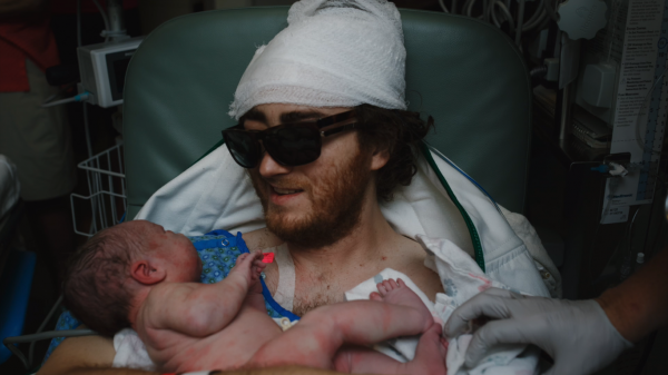 papá pudo presenciar el nacimiento de su hijo antes de morir