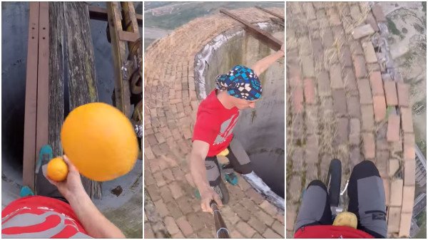 acrobacias a 256 metros