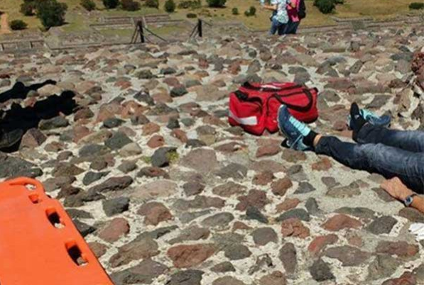 Turista muere en la Pirámide del Sol