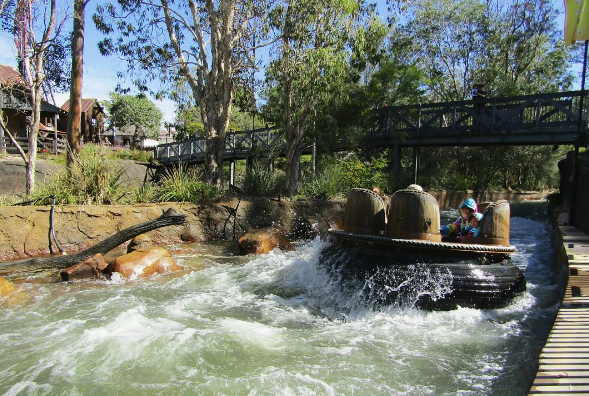 accidente parque temático Australia