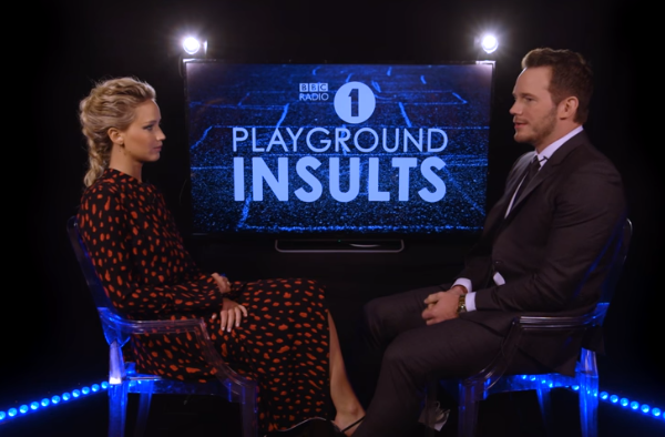 Jennifer Lawrence y Chris Pratt