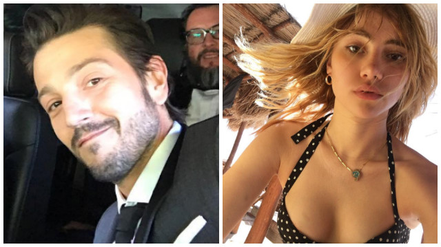 Diego Luna y Suki Waterhouse
