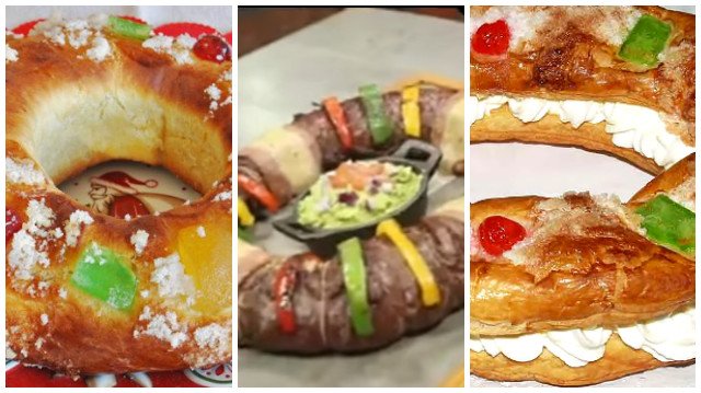 extrañas roscas de reyes