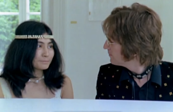 Yoko Ono y John Lennon