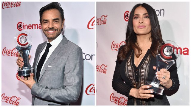 Eugenio Derbez y Salma Hayek