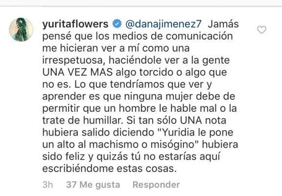 Yuridia aclara por qué insultó a un fan