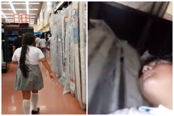 estudiantes de secundaria escondidos