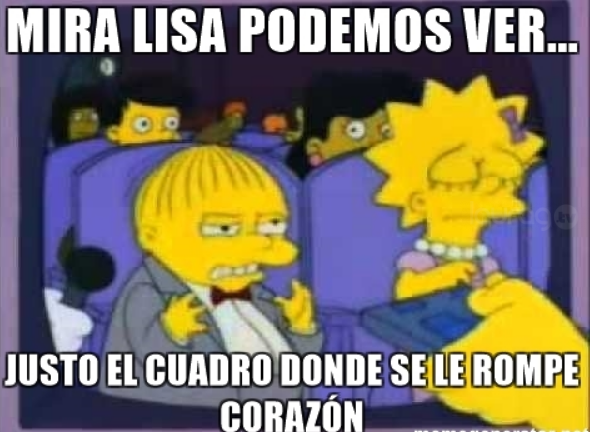 termina a su novio con memes de 'Los Simpson'