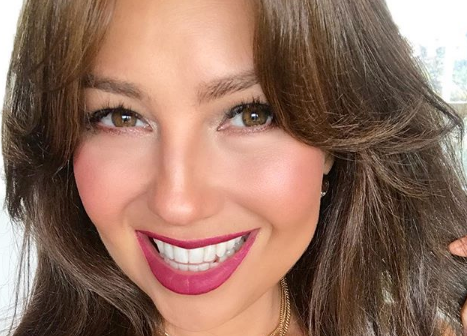 selfie al ‘natural’ de Thalía