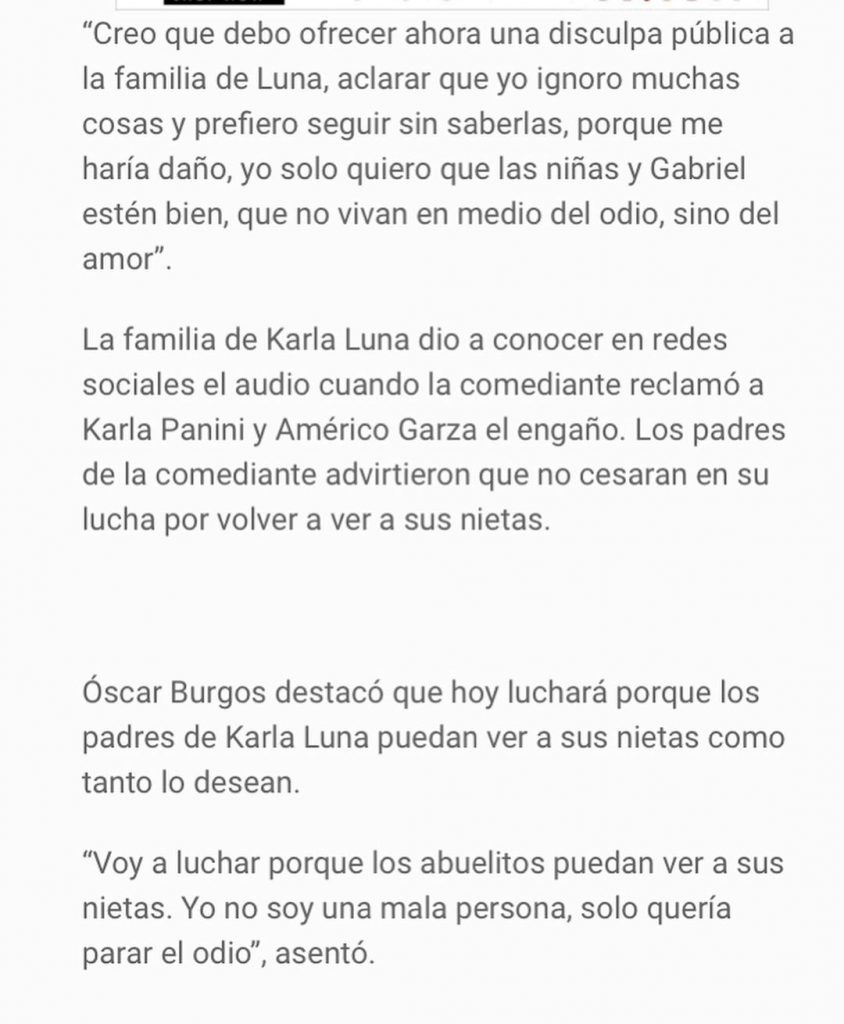 Oscar burgos Karla panini