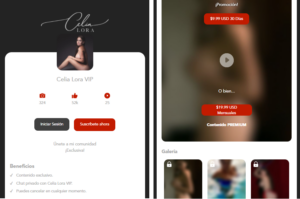 Celia Lora lanza contenido VIP a través de su página web