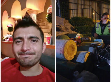 Scott-traveling-influencer-tanques-de-oxigeno