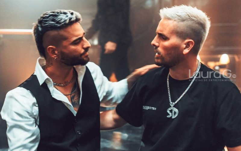 Maluma y Scott Disick