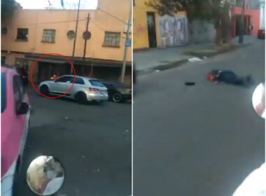 Automovilista arrolla a policía