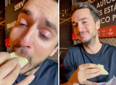 Extranjero come tacos