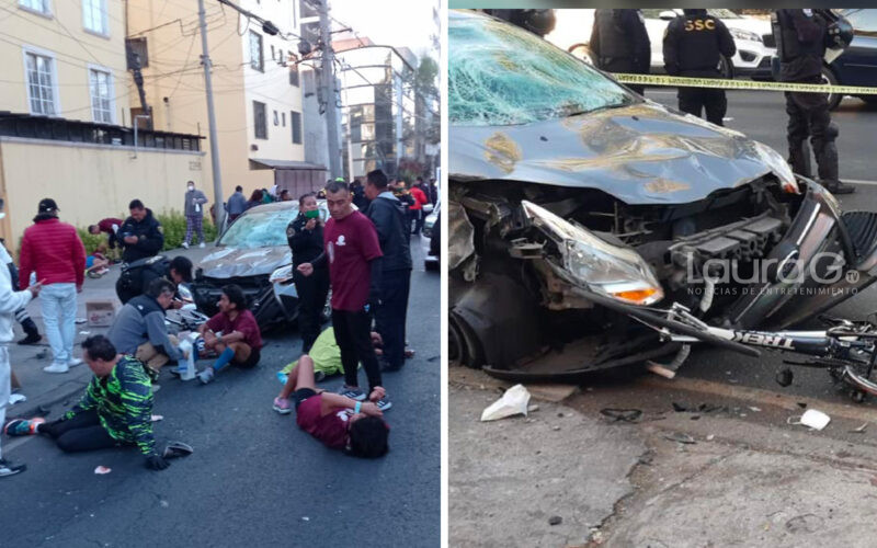 ciclistas en Calzada de Tlalpan