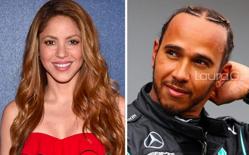 Shakira y Lewis Hamilton