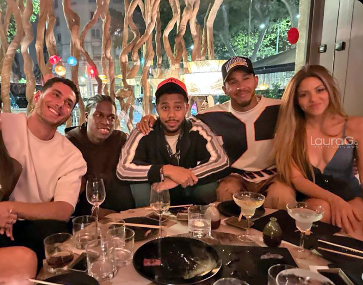 Shakira y Lewis Hamilton