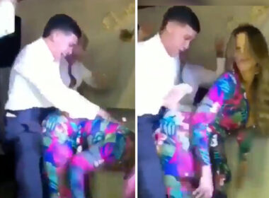 Maestra 'perrea' con alumno